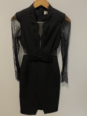 DONNEE PAR DIEU Dress XS Long Lace Sleeve NWT GF
